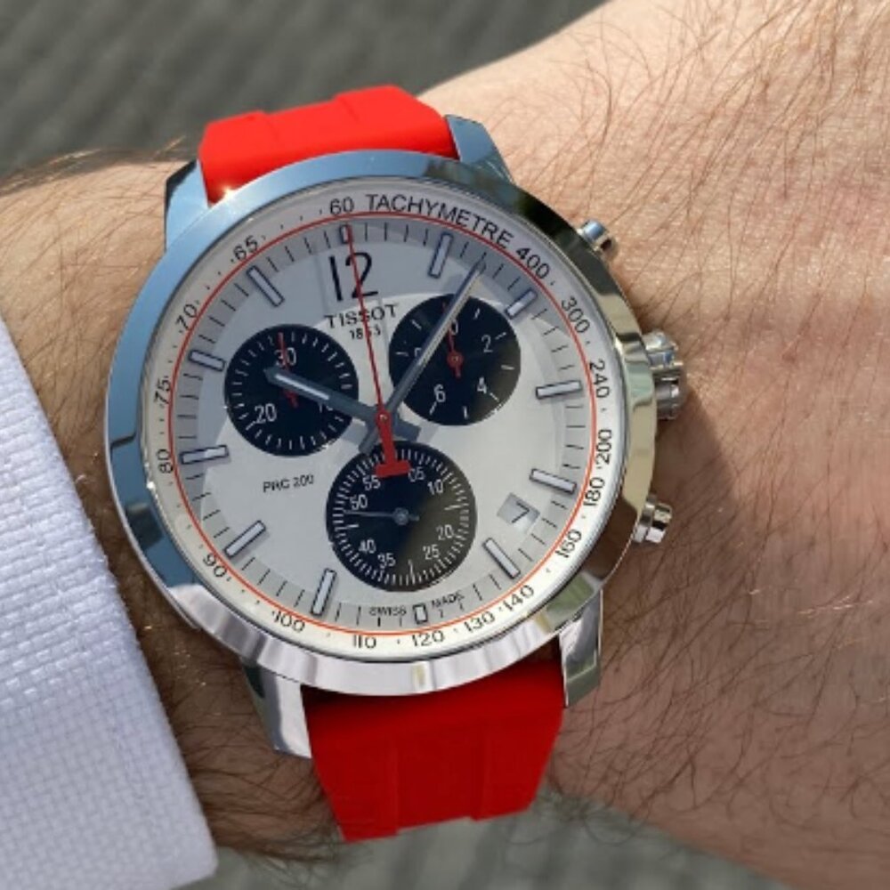 Tissot Men's Chronograph Quartz Silver Dial Watch